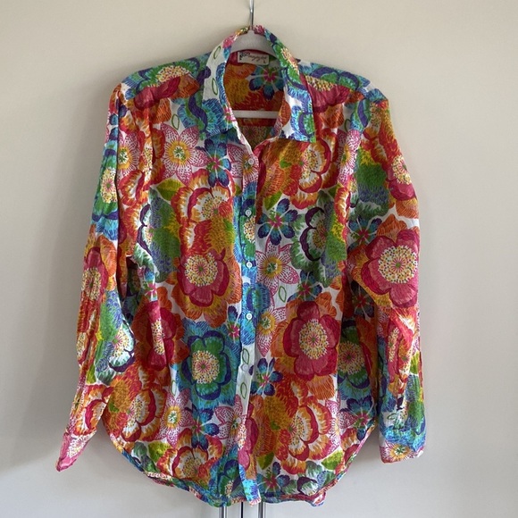 Magazine Luxurious bloom loose shirt - Picture 4 of 13